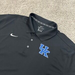 Nike Varsity Polo XXL Black Kentucky Wildcats Dri-FIT M51300 Mens Shirt